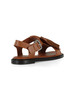 CUOIO | Sandali in pelle ARTE con frange e nappine