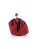 ROSSO | Pasticcino bag effetto rafia PALMAS