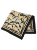 CREMA | Foulard quadrato in twill di seta con stampa all over