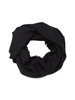 NERO | Foulard in viscosa con logo jacquard