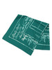 VERDE | MCCC Collection: Foulard quadrato in viscosa