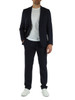BLU SCURO | Giacca monopetto EDWARD-TR Protect 3 in misto lana vergine