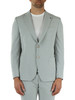 GRIGIO CHIARO | Giacca Modern fit EDWARD in misto viscosa e lana