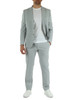 GRIGIO CHIARO | Pantalone SERGIO in misto viscosa e lana