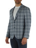 BLU CHIARO | Giacca Modern fit EDWARD-ST in misto cotone
