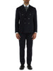BLU SCURO | Abito due pezzi in misto lana Drop 7
