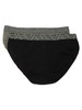 GRIGIO | Il set comprende due paia di slip in cotone stretch