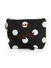 NERO | BEACH: Mini pochette stampata in canvas