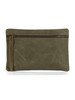 VERDE MILITARE | Pochette in canvas effetto vintage