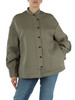 GRÜN | Offene Sweatjacke aus Baumwollmischung ACETO