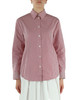 ROSSO | Camicia a righe in cotone PANFILO