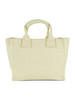 GIALLO CHIARO | Borsa a mano in rafia BEACH SHOPPER MINI