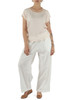 ROSA CHIARO | Blusa in twill lavato BERTHA