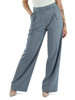 BLU | Pantalone gamba larga in misto viscosa