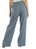 BLU | Pantalone gamba larga in misto viscosa