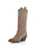 GREIGE | Stivali texani in suede AUSTIN 05