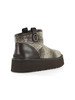 MARRONE | Stivaletti platform in maglia MARTINA 08 con paillettes