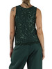 VERDE | Top in maglia MILORD con paillettes