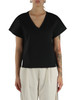 NERO | Top in misto cotone e lyocell CALIFFO
