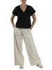 NERO | Top in misto cotone e lyocell CALIFFO