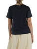 BLU SCURO | T-shirt girocollo in satin GILBERT