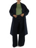 BLAU | Mantel aus reiner Schurwolle RESINA