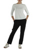 NERO | Pantaloni dritti in jersey ELFO