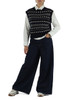 BLU SCURO | Pantaloni jeans gamba larga ZATTERA