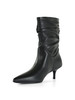 NERO | Stivaletti in nappa GLORIA 28 con tacco kitten