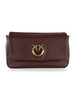 MARRONE | Borsa a tracolla in pelle CLICK SOFT HORIZONTAL MINI