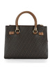MARRONE | Borsa a mano MANH Small con stampa logo