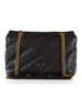 BRAUN | LOVE PUFF CLASSIC CL Umhängetasche aus gestepptem Leder.