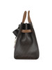 MARRONE | Borsa a mano MANH Medium con stampa logo