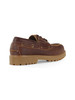 MARRONE | Stringata in pelle LANDER 01