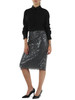 NERO | Blusa in misto seta BISSO