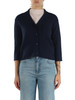 BLU SCURO | SPORT: Cardigan in lana e cashmere ALPACA