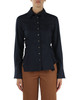 BLU | Camicia in misto lana vergine e viscosa GOCCE