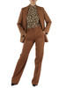 MARRONE CHIARO | SPORT: Pantalone in gabardina di misto lana vergine NEMBO