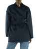 BLU | Cappotto in double di lana vergine VETRO