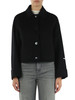 NERO | Cappotto corto in lana vergine TEMPIO