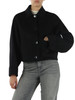 NERO | Cappotto corto in lana vergine TEMPIO