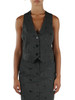 GRIGIO SCURO | Gilet in misto viscosa con paillettes