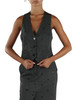 GRIGIO SCURO | Gilet in misto viscosa con paillettes