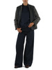 BLU SCURO | Pantaloni jeans cinque tasche gamba larga