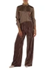 GRIGIO SCURO | Camicia in satin stretch EDRO