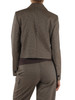 MARRONE | Giacca cropped in misto viscosa VOLTO