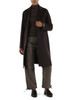 MARRONE | Cappotto in panno double ESODO