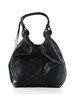 NERO | Borsa a mano in pelle effetto anguilla DUA Small