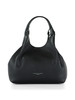 NERO | Borsa a mano in pelle martellata DUA Medium