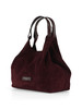 MERLOT | Borsa a mano in suede DUA Medium